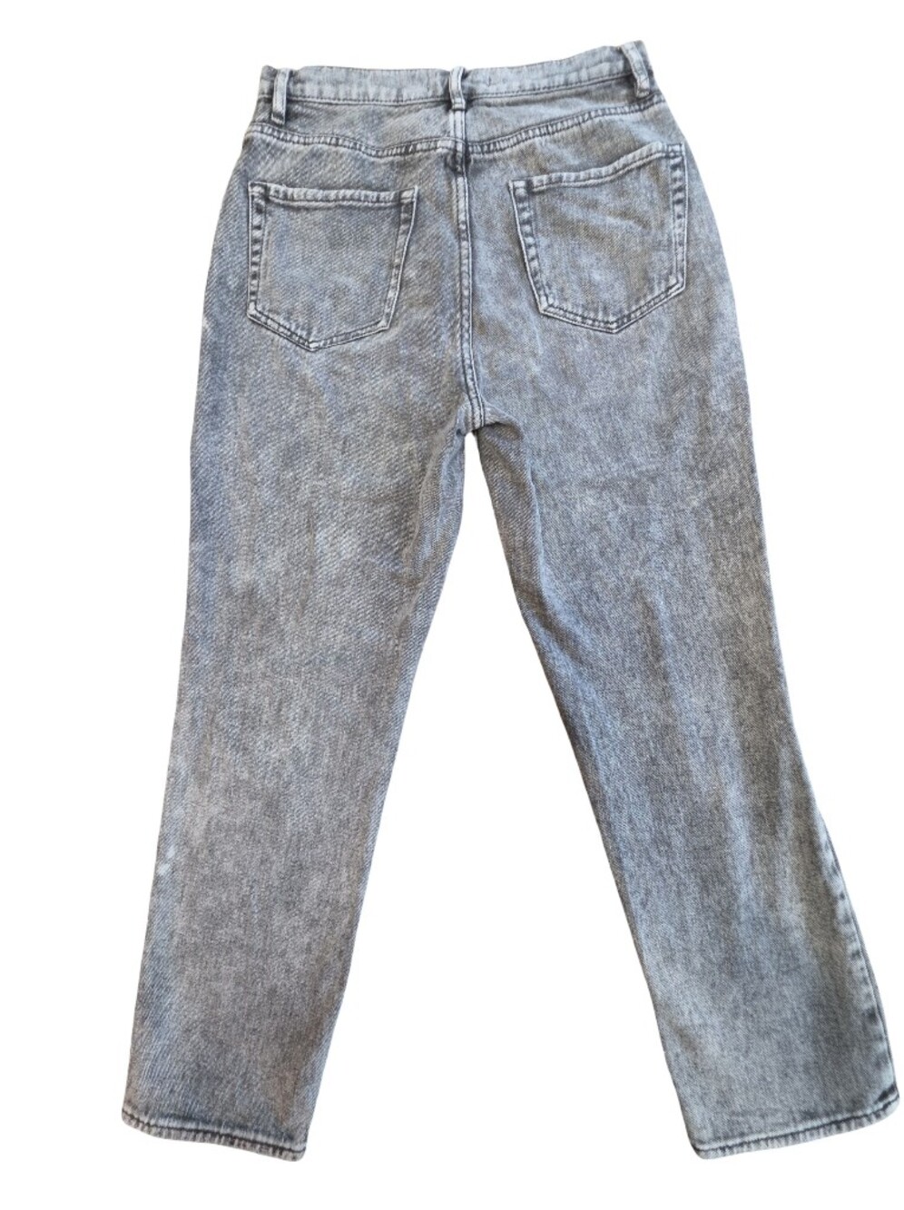 PacSun Grey Stonewashed Straight Leg Jeans